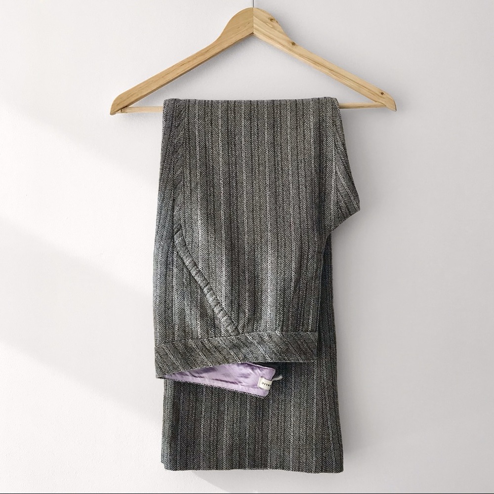 Banana Republic Wool Tweed Herringbone Pants